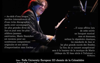 Concert piano solo de Mario Stantchev au Prieuré de talloires le 20 aout 2019 à 19h30