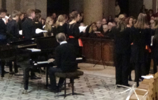 Back-stage du concert anniversaire des 70 ans du camp chantant en l'Abbaye d'Ainay à lyon le 10 novembre 2019