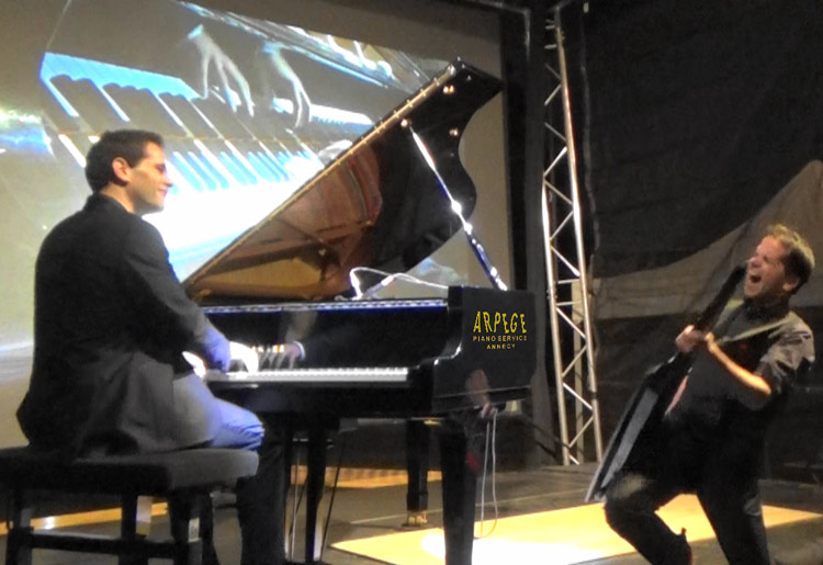 Aurelien Lehmann, piano, Pierre-Yves Plat, guitare